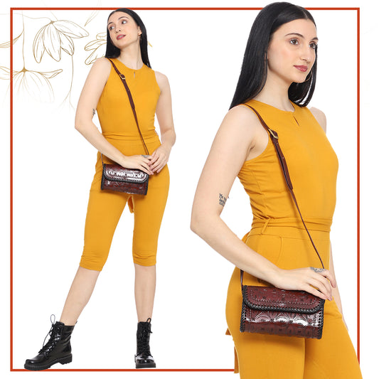 Genuine Leather Handmade Crossbody Bag