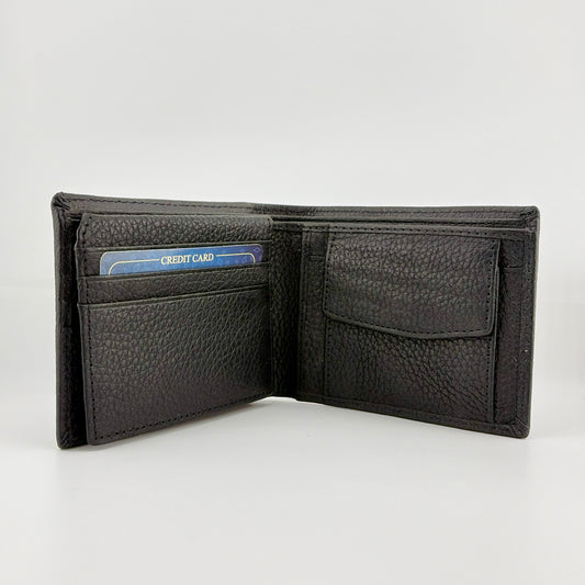 Genuine Leather Bifold Wallet for Men |Black Wallet | Zygma