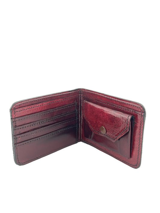 Zygma Handmade Genuine Leather Men’s Wallet – Brown | Slim Bi-Fold Wallet with 4 Card Slots, 1 Coin Pocket & 1 Cash Compartment