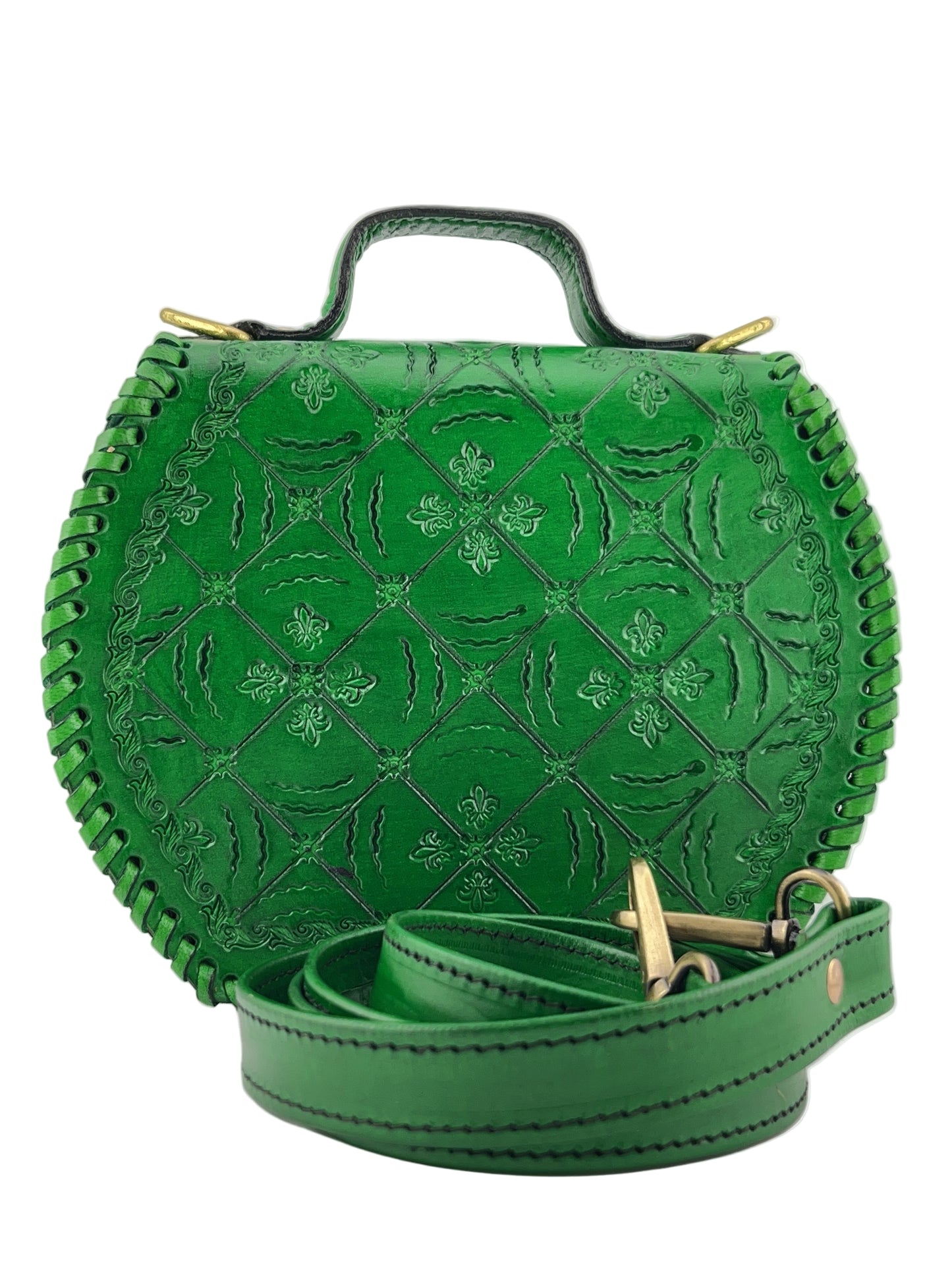 Zygma Handmade Genuine Leather Sling Bag for Women | Stylish Crossbody Purse for Daily Use & Gifts | parrot Green