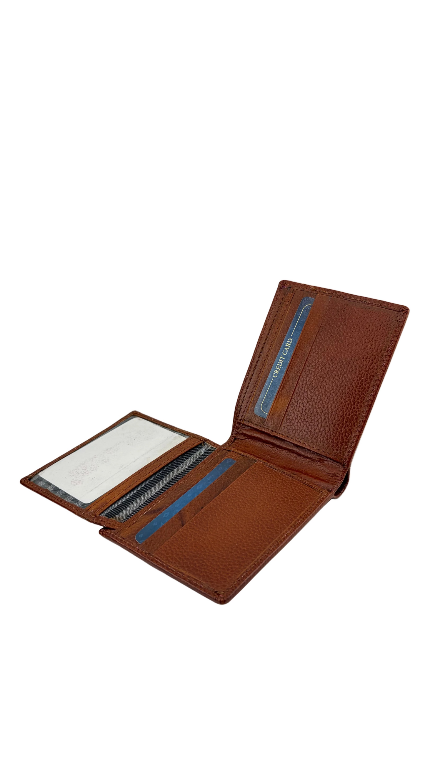 Zygma Soft Genuine Leather Bifold Wallet for Men | Tan Brown | ID Window
