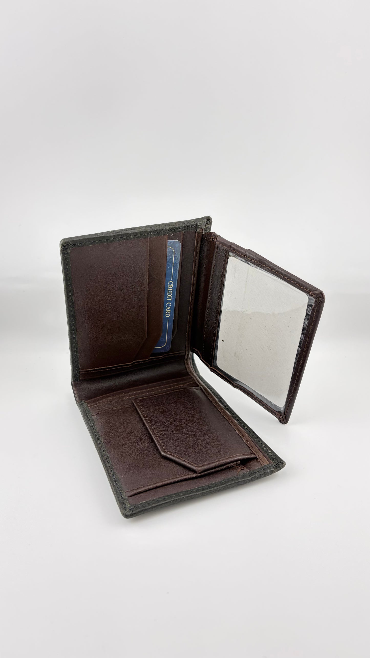 Zygma Soft Genuine Leather Bifold Wallet for Men | Black | ID Window