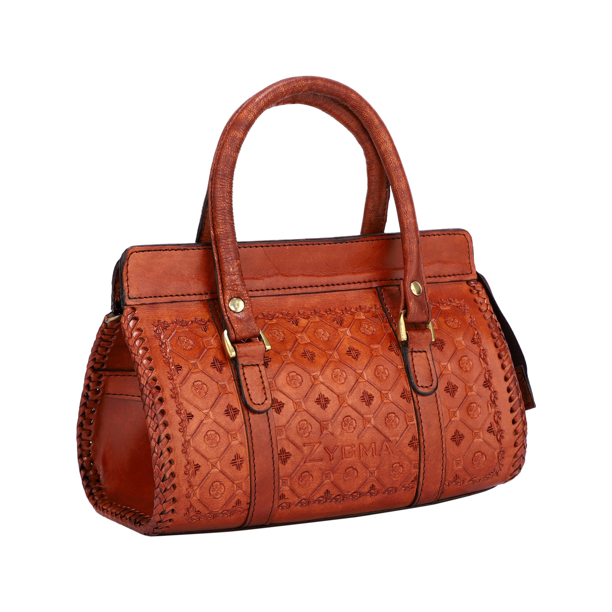 Pure Leather Handbags for Women Genuine Handmade Leather Sling