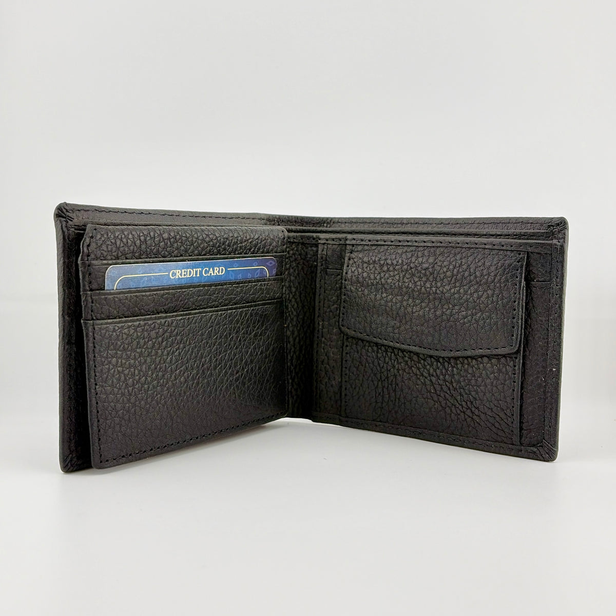 Genuine Leather Bifold Wallet for Men |Black Wallet | Zygma