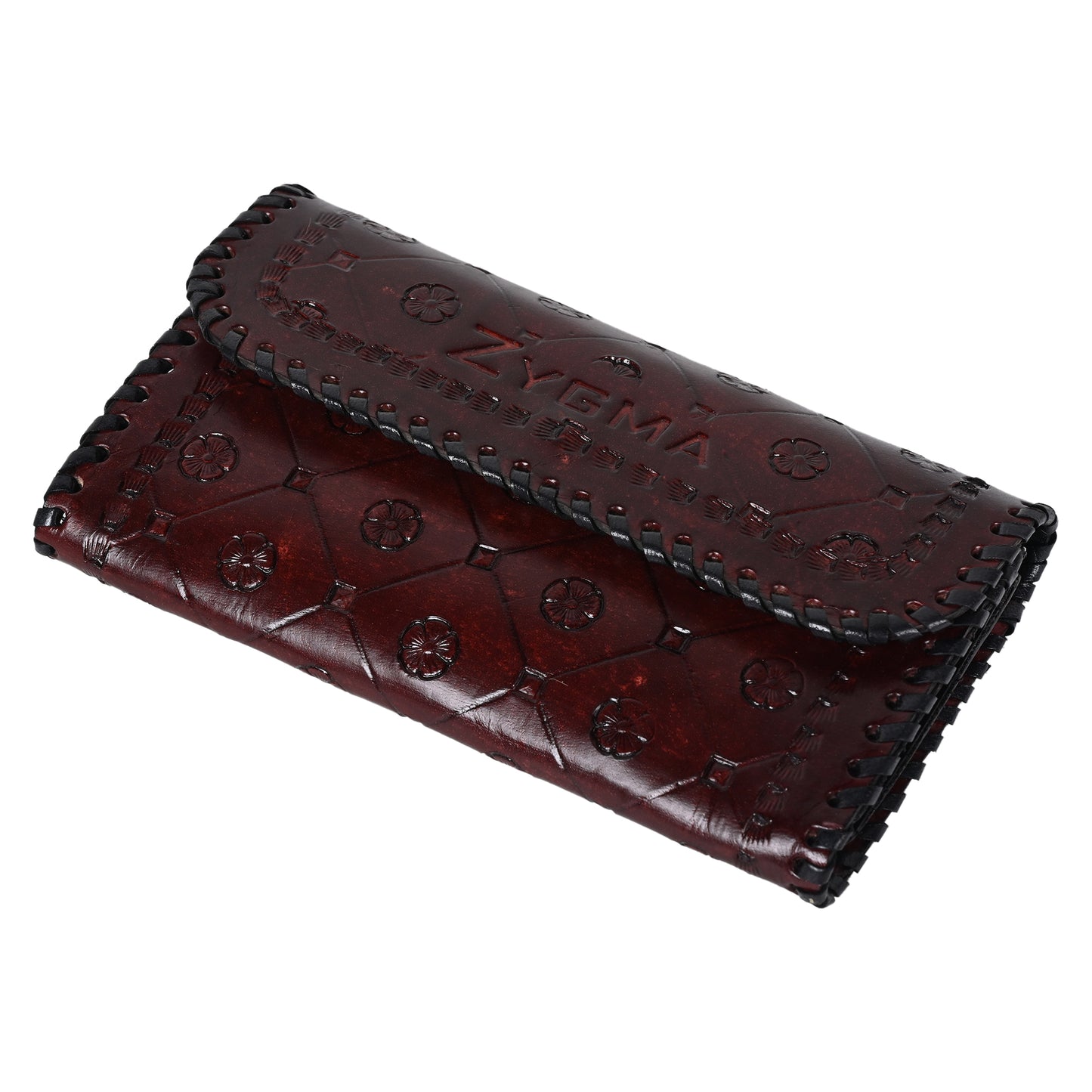 Zygma® Handmade Genuine Leather Clutch Purse for Women