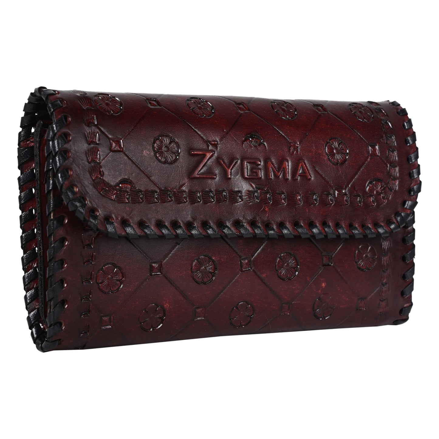 Zygma® Handmade Genuine Leather Clutch Purse for Women