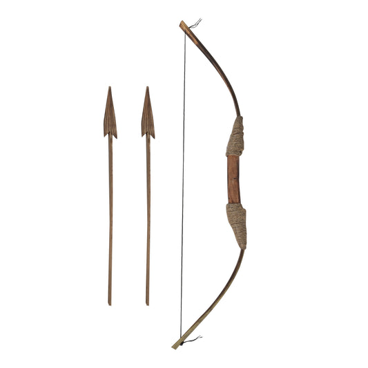 Zygma Handmade Wooden Bow and Arrow Toy - Outdoor Hunting Game for Kids(pack of 1)