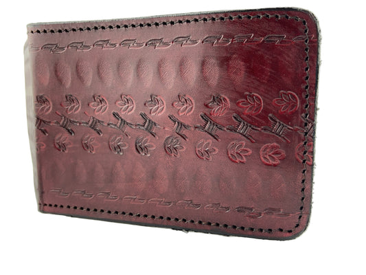 Zygma Handmade Genuine Leather Men’s Wallet – Brown | Slim Bi-Fold Wallet with 4 Card Slots, 1 Coin Pocket & 1 Cash Compartment | Durable Handcrafted Leather Wallet for Men