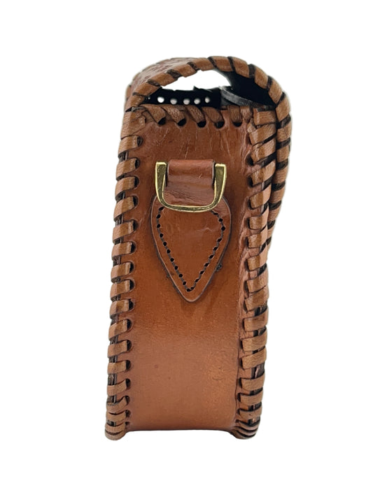 Zygma Handmade Genuine Leather Sling Bag for Women | Crossbody Purse with Adjustable Strap | Everyday & Travel (Brown)