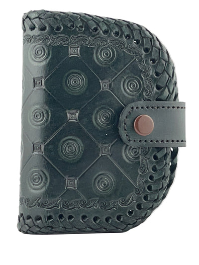 Zygma Handmade Genuine Leather Green Women’s Wallet – Compact, Durable, Stylish Green Wallet with Card Slots, Coin Pocket & Snap Closure