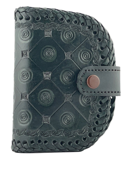 Zygma Handmade Genuine Leather Green Women’s Wallet – Compact, Durable, Stylish Green Wallet with Card Slots, Coin Pocket & Snap Closure