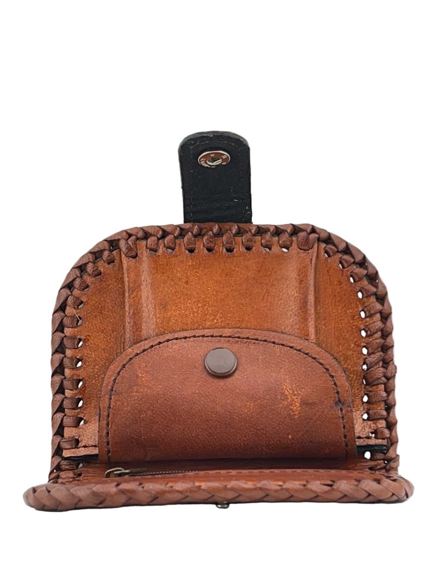 Zygma Handmade Genuine Leather Women Wallet – Compact Tan Purse with Card, Cash & Coin Slots (13x9x3 cm)