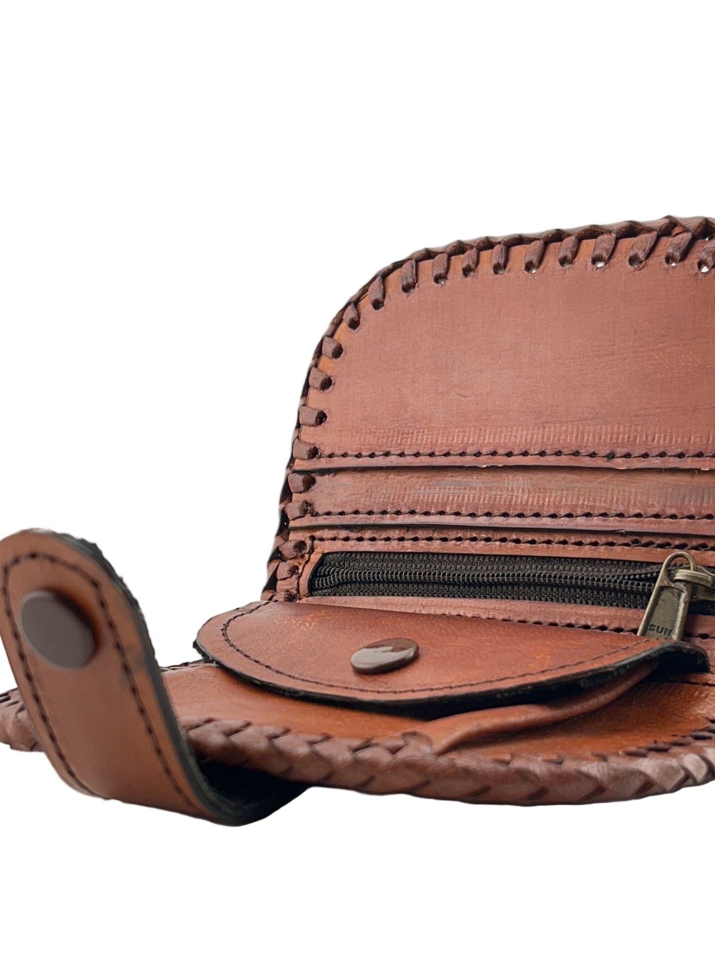 Zygma Handmade Genuine Leather Women Wallet – Compact Tan Purse with Card, Cash & Coin Slots (13x9x3 cm)