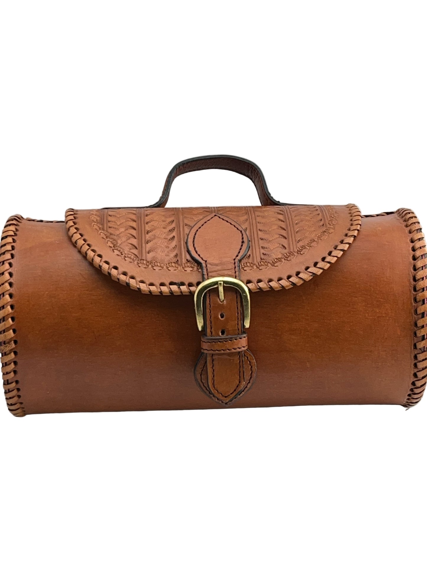 Zygma Handmade Genuine Leather Barrel Bag for Women | Stylish Sling & Handbag | Premium Gift for Her | Tan