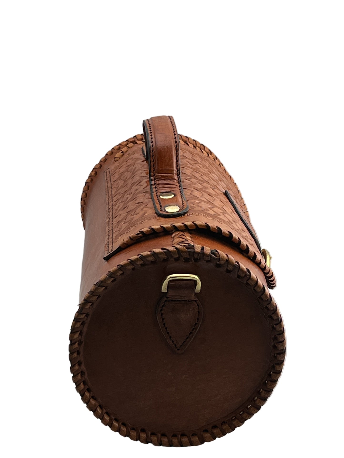 Zygma Handmade Genuine Leather Barrel Bag for Women | Stylish Sling & Handbag | Premium Gift for Her | Tan