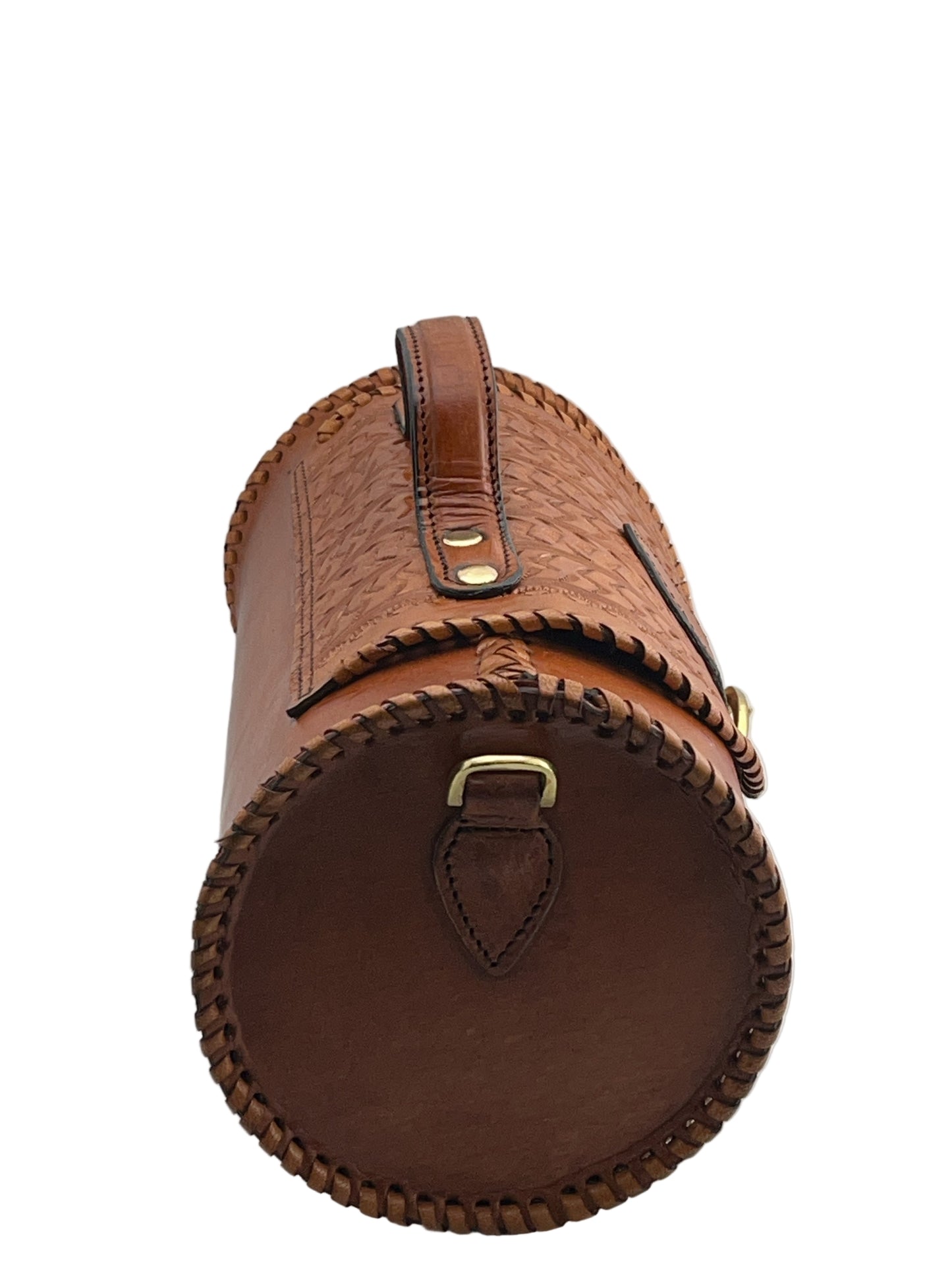 Zygma Handmade Genuine Leather Barrel Bag for Women | Stylish Sling & Handbag | Premium Gift for Her | Tan