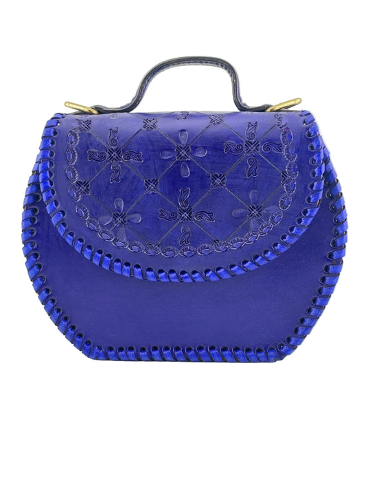 Zygma Handmade Genuine Leather Sling Bag for Women | Stylish Crossbody Purse for Daily Use & Gifts | Blue