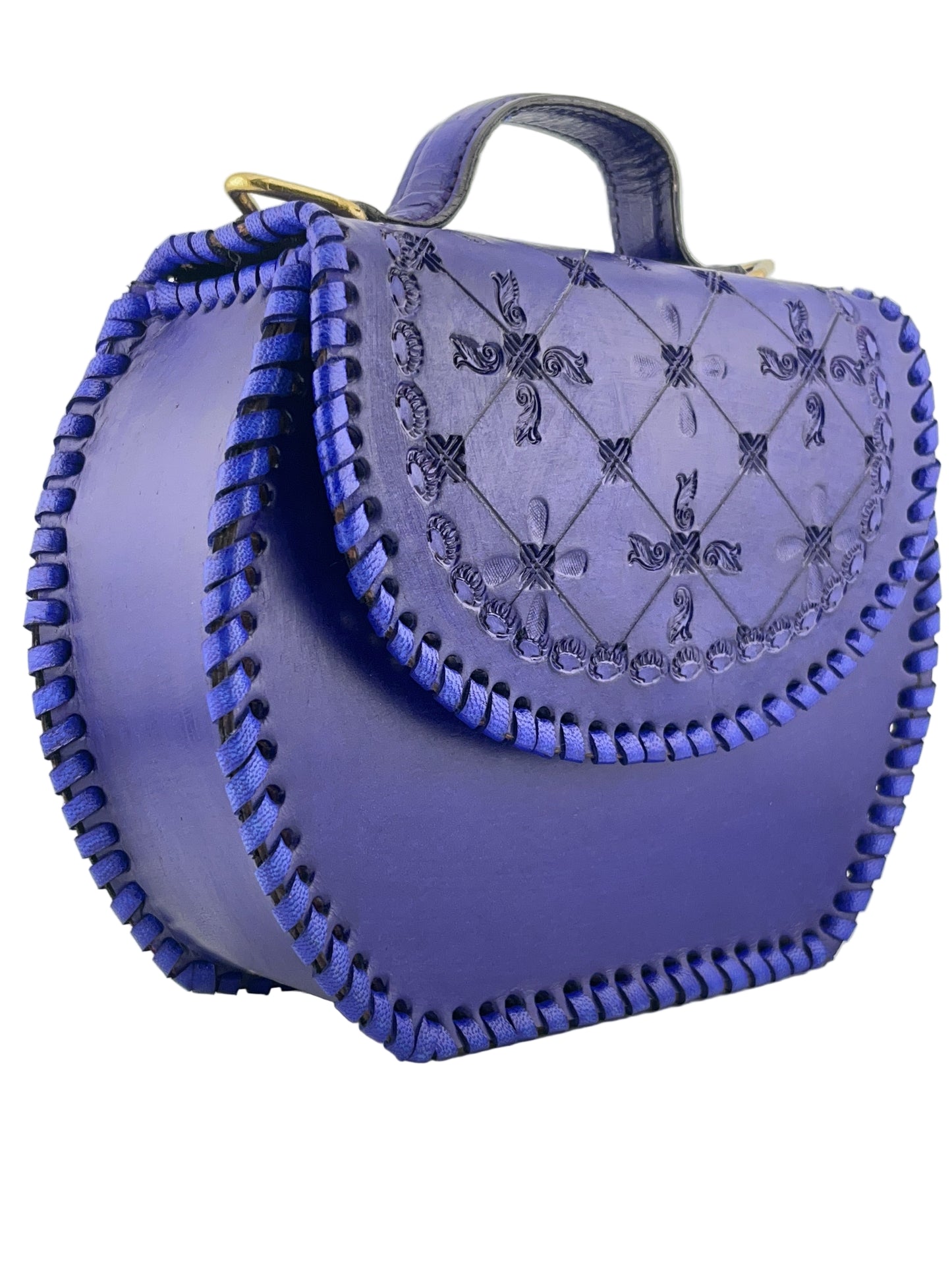 Zygma Handmade Genuine Leather Sling Bag for Women | Stylish Crossbody Purse for Daily Use & Gifts | Blue