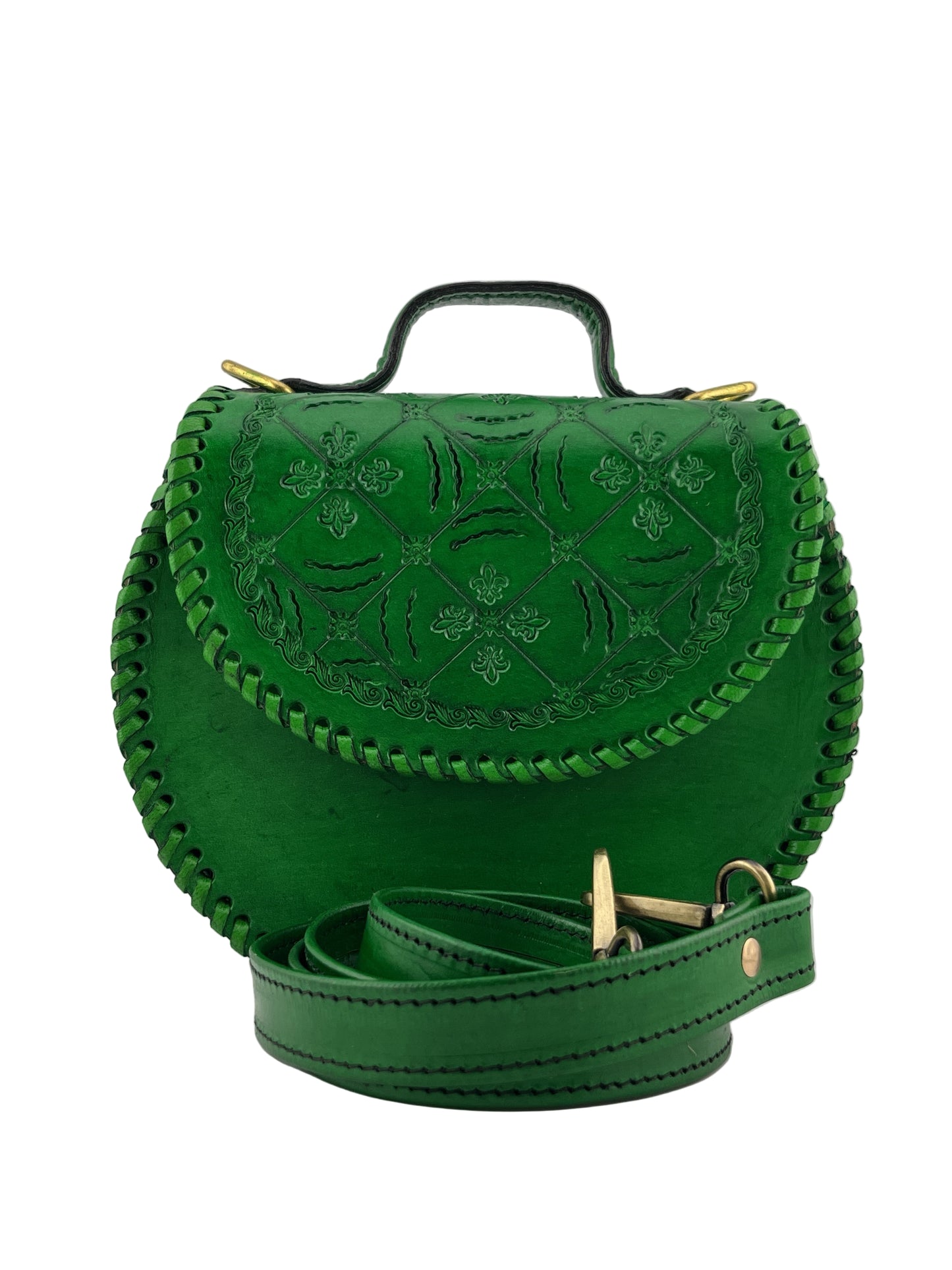 Zygma Handmade Genuine Leather Sling Bag for Women | Stylish Crossbody Purse for Daily Use & Gifts | parrot Green