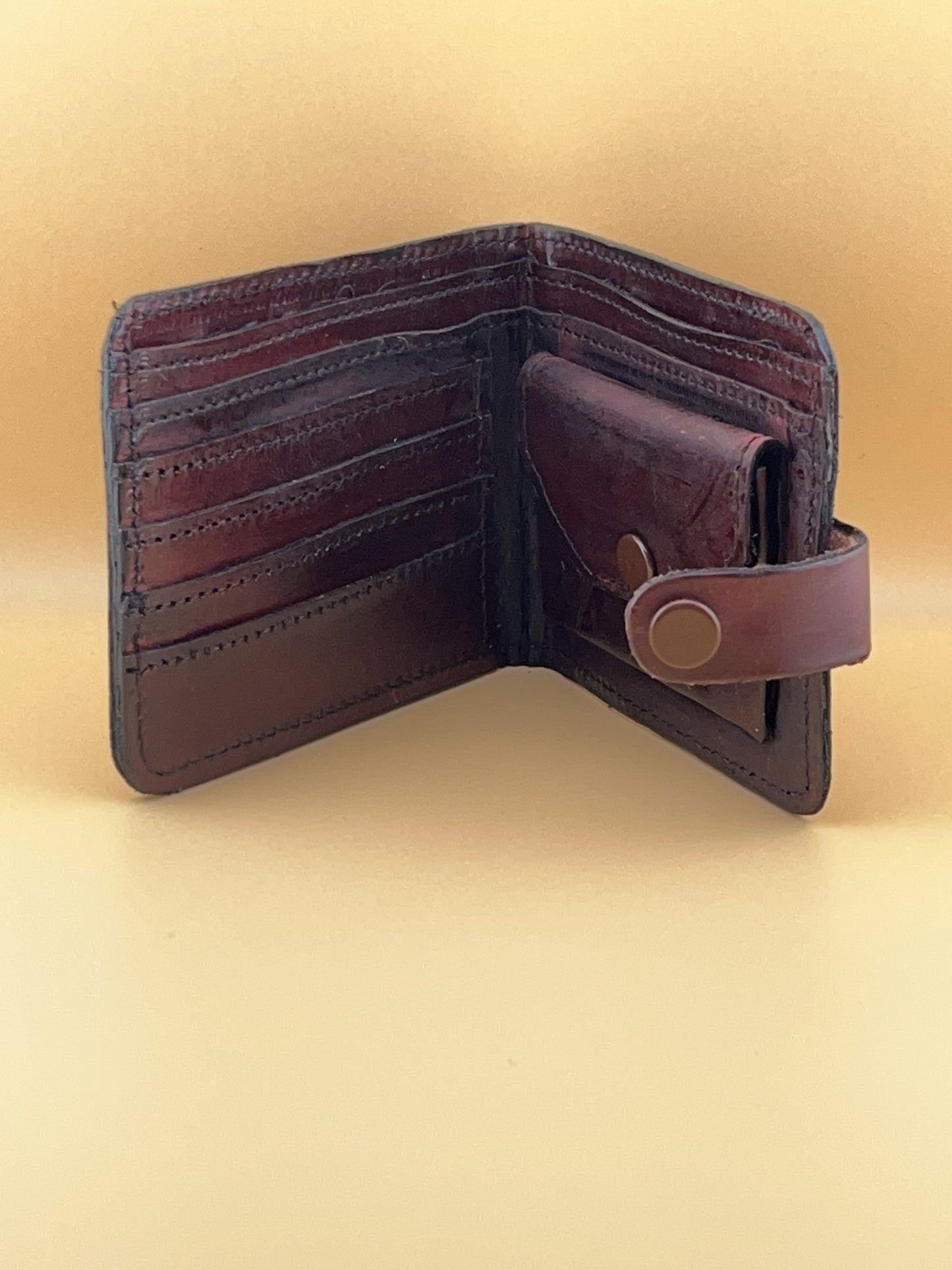 Zygma Handmade Genuine Leather Men’s Wallet – Brown | Slim Leather Wallet with Coin Pocket, Card Slots & Cash Holder