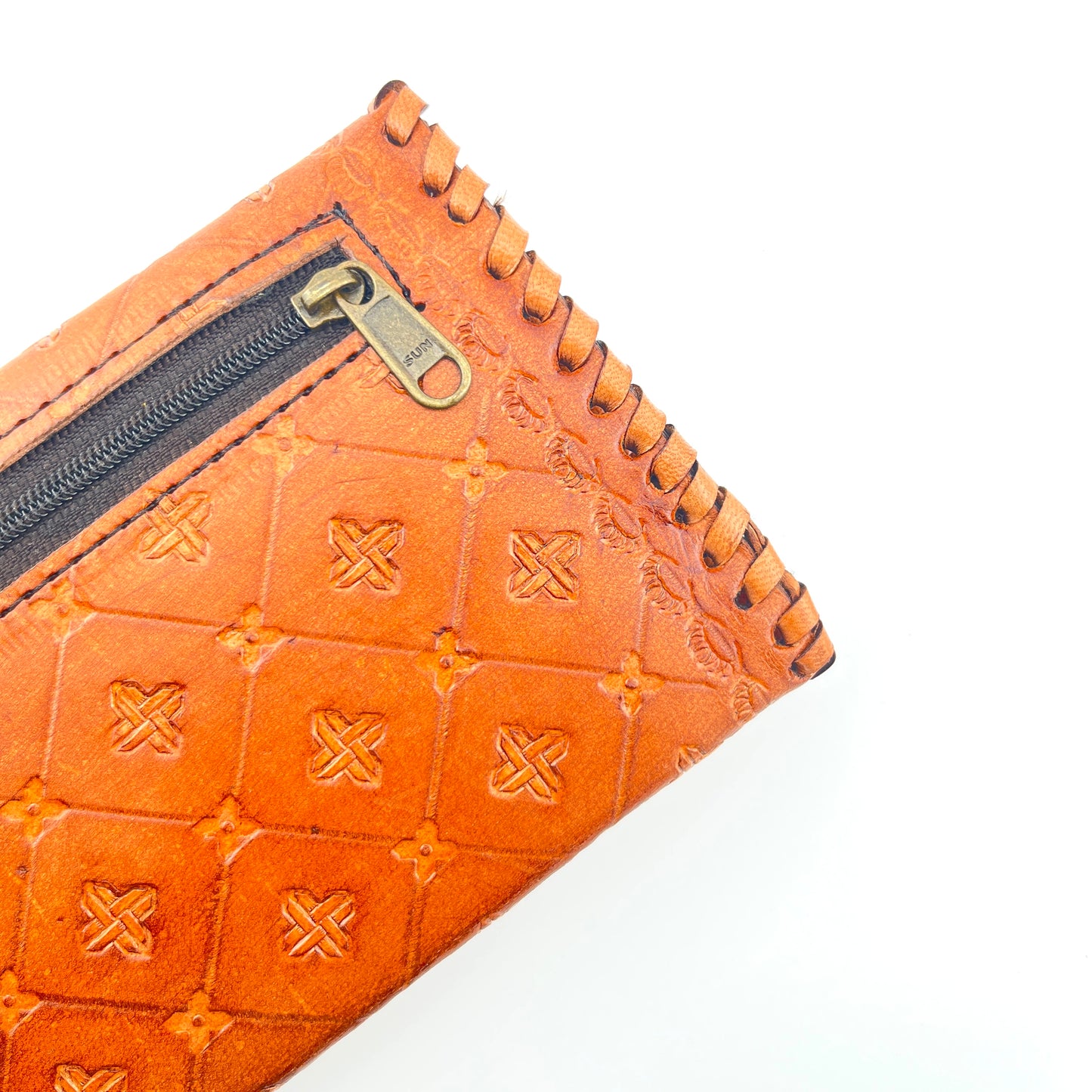 Zygma Handmade Genuine Leather Women’s Purse – Tan | Slim Wallet with Card, Coin & Cash Compartments