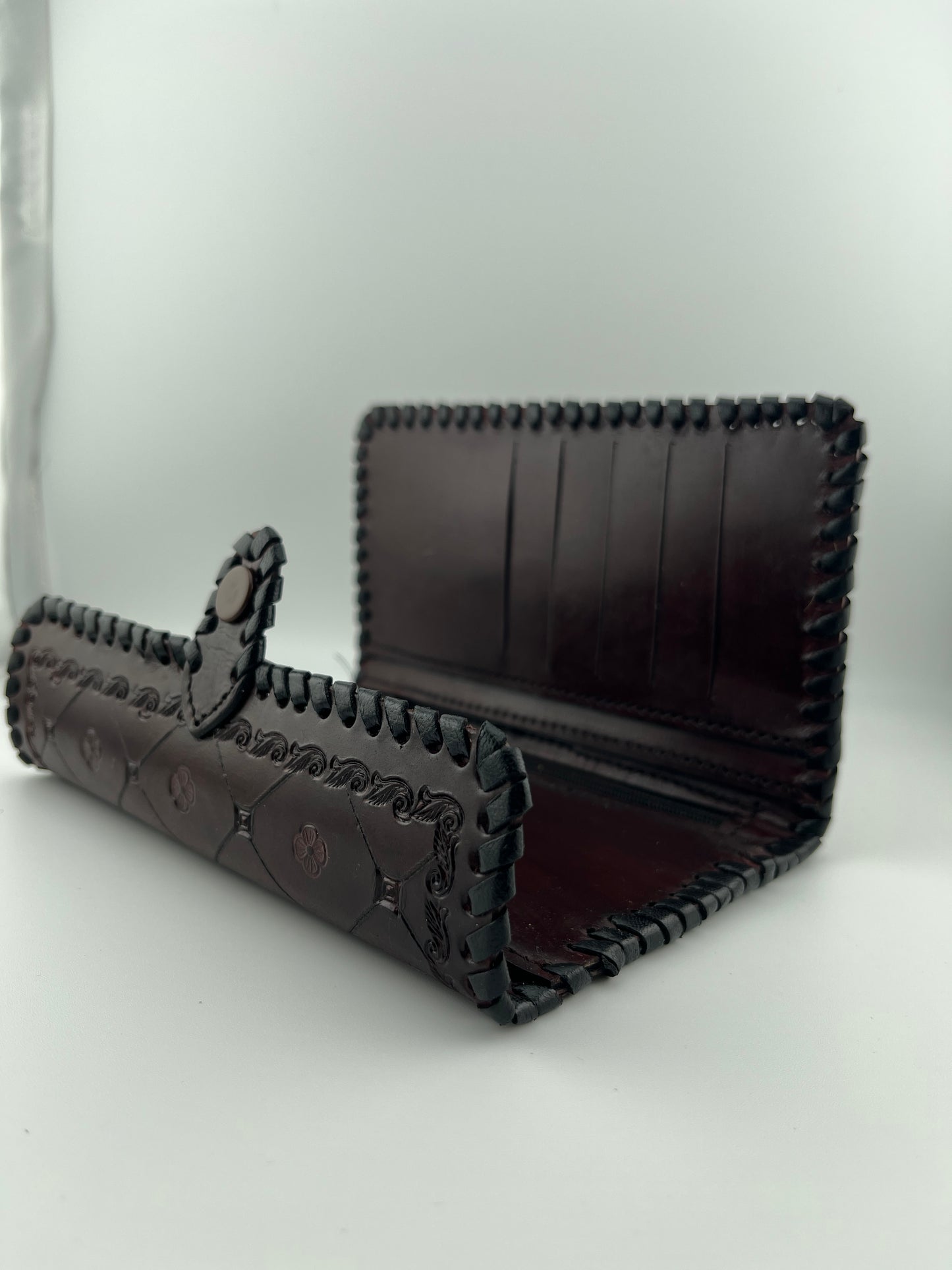 Zygma Handmade Genuine Leather Women’s Purse – Deep Brown