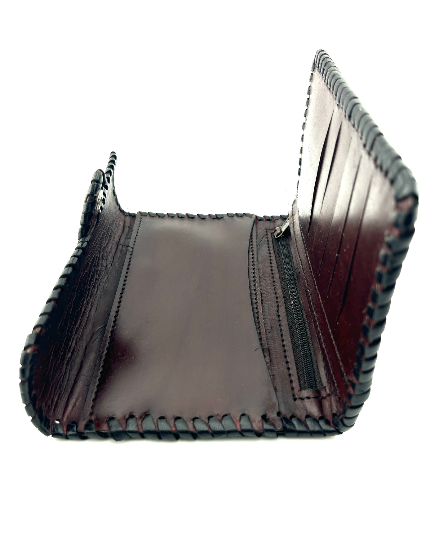 Zygma Handmade Genuine Leather Women’s Purse – Deep Brown