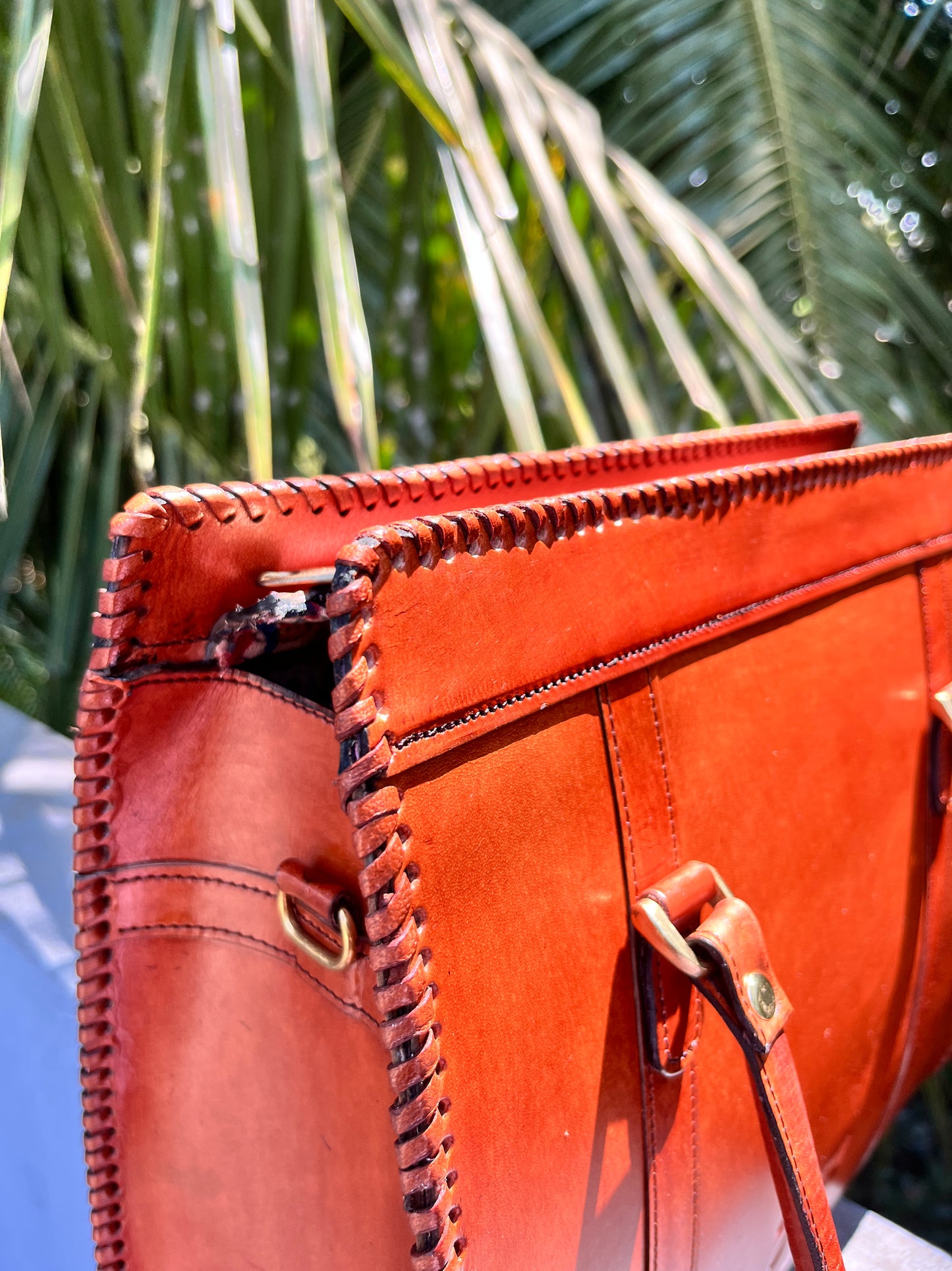 Zygma Leather Tote Bag — Structured Shoulder Bag