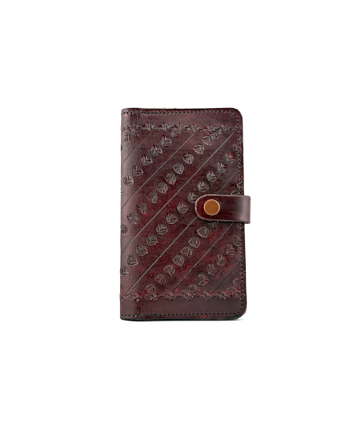 Zygma Embossed Passport Wallet — Genuine Leather