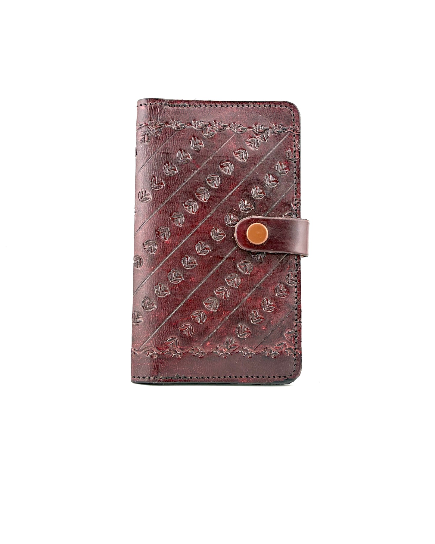 Zygma Embossed Passport Wallet — Genuine Leather