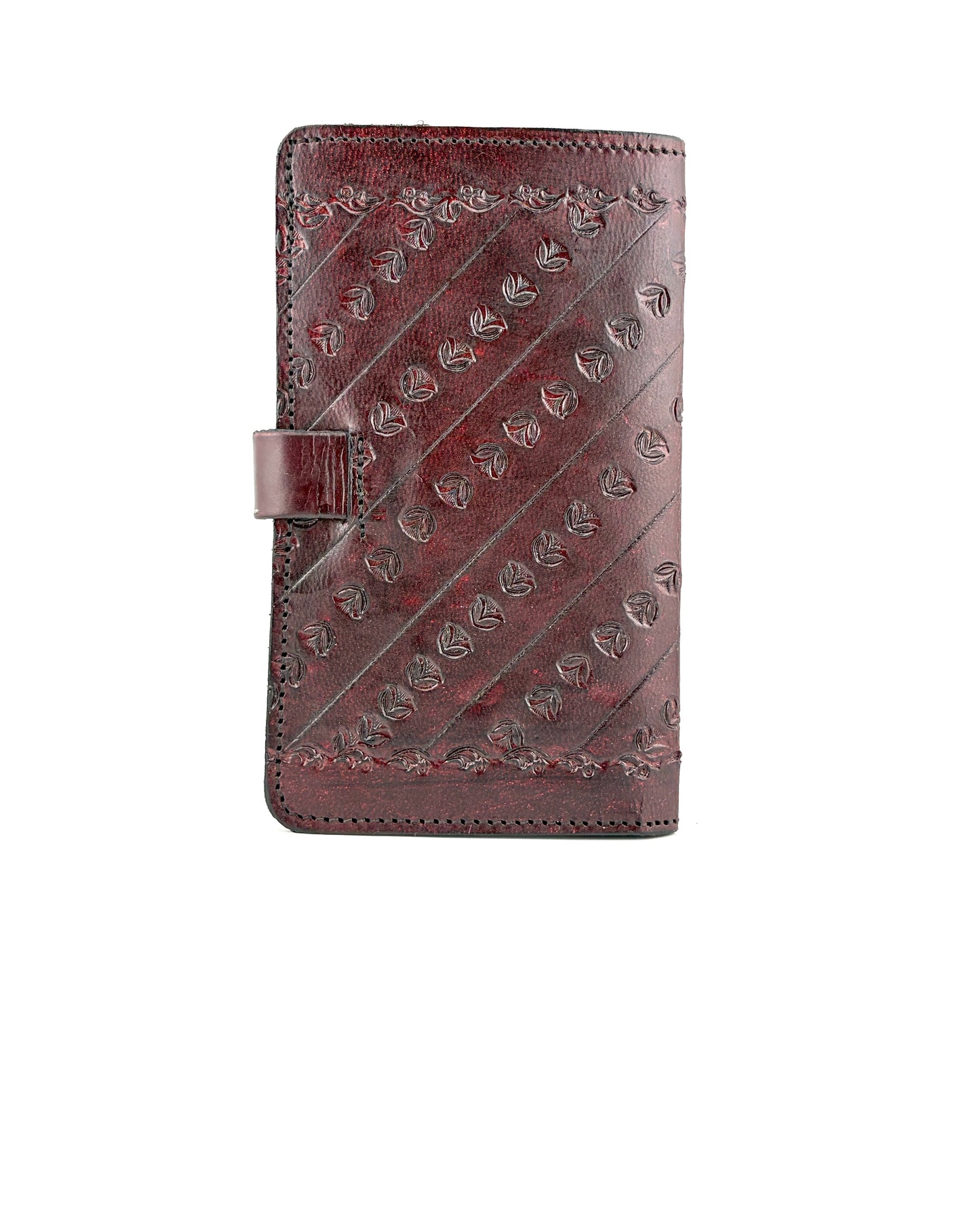 Zygma Embossed Passport Wallet — Genuine Leather