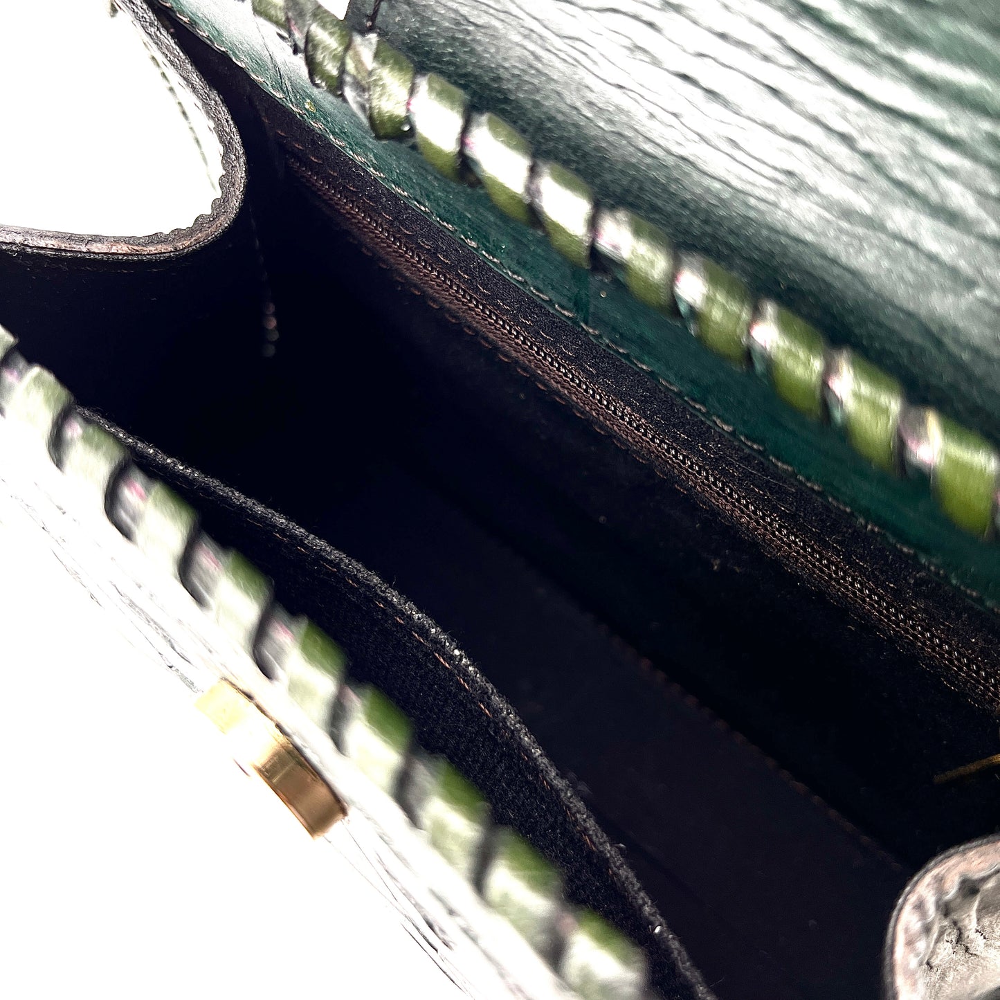 Zygma Handcrafted Genuine Leather Shoulder Bag – Artisan Tooled Pattern Structured Mini Tote for Women