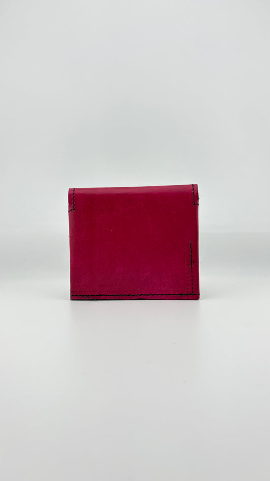 Zygma Pink Card Wallet — Genuine Leather
