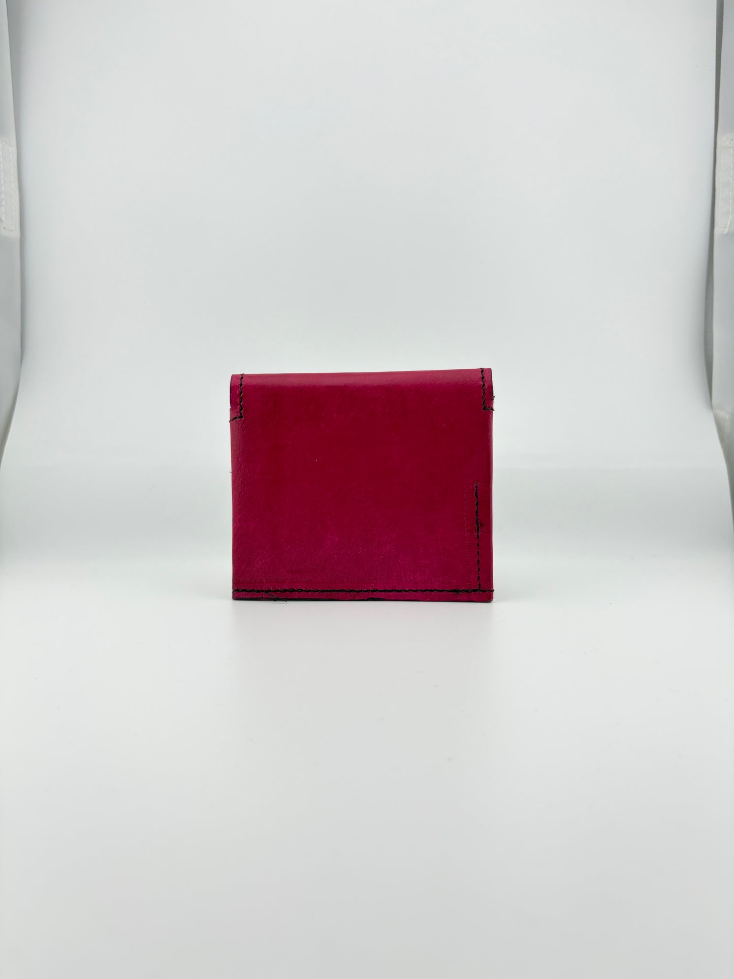 Zygma Pink Card Wallet — Genuine Leather