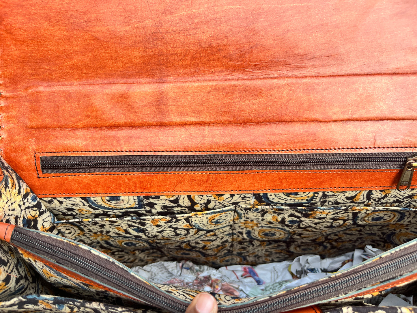 Zygma Handmade Genuine Leather Briefcase for Men & Women – Premium Embossed Office Laptop Bag | Luxury Handcrafted Leather Messenger Bag