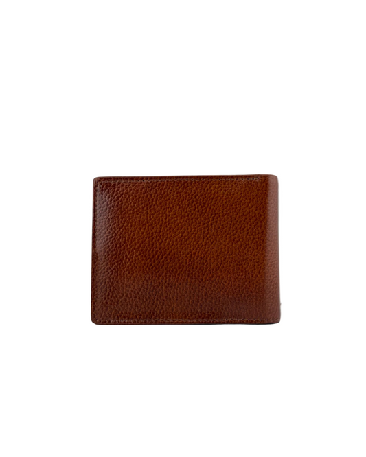 Zygma Soft Genuine Leather Bifold Wallet for Men | Tan Brown | ID Window