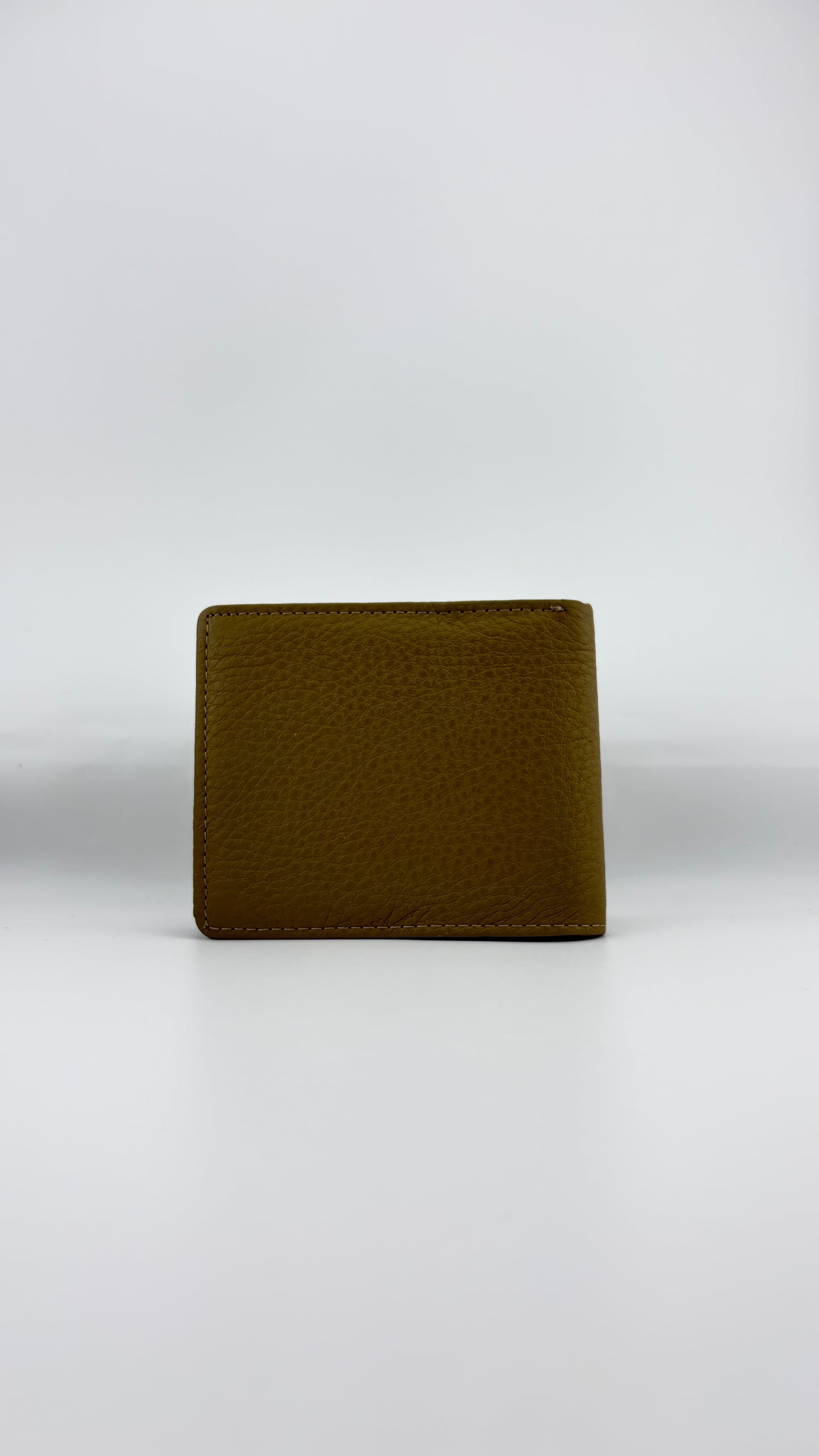 Zygma Soft Genuine Leather Bifold Wallet for Men | Olive Khaki | ID Window & Coin Pocket