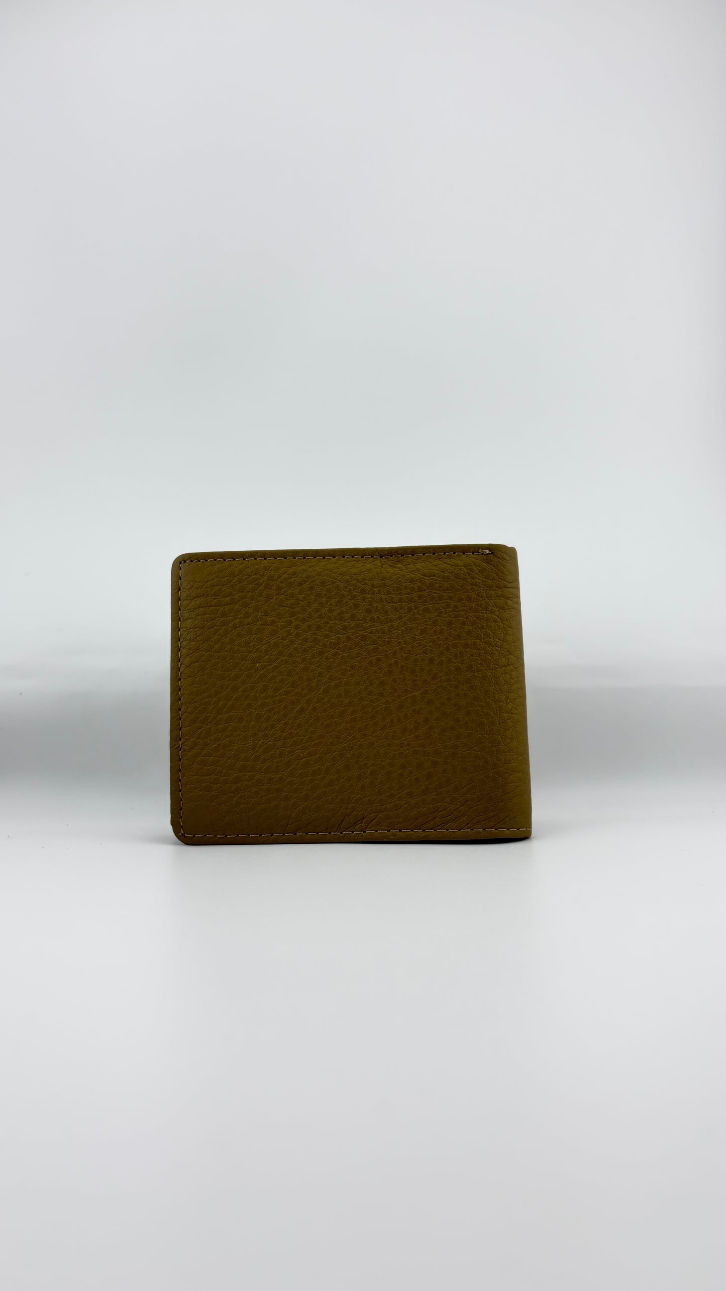 Zygma Soft Genuine Leather Bifold Wallet for Men | Olive Khaki | ID Window & Coin Pocket