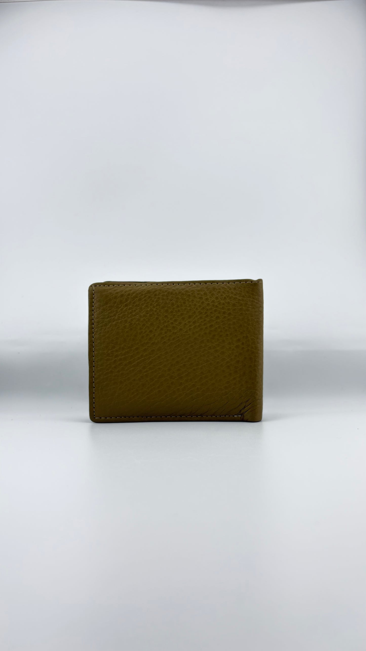 Zygma Soft Genuine Leather Bifold Wallet for Men | Olive Khaki | ID Window & Coin Pocket