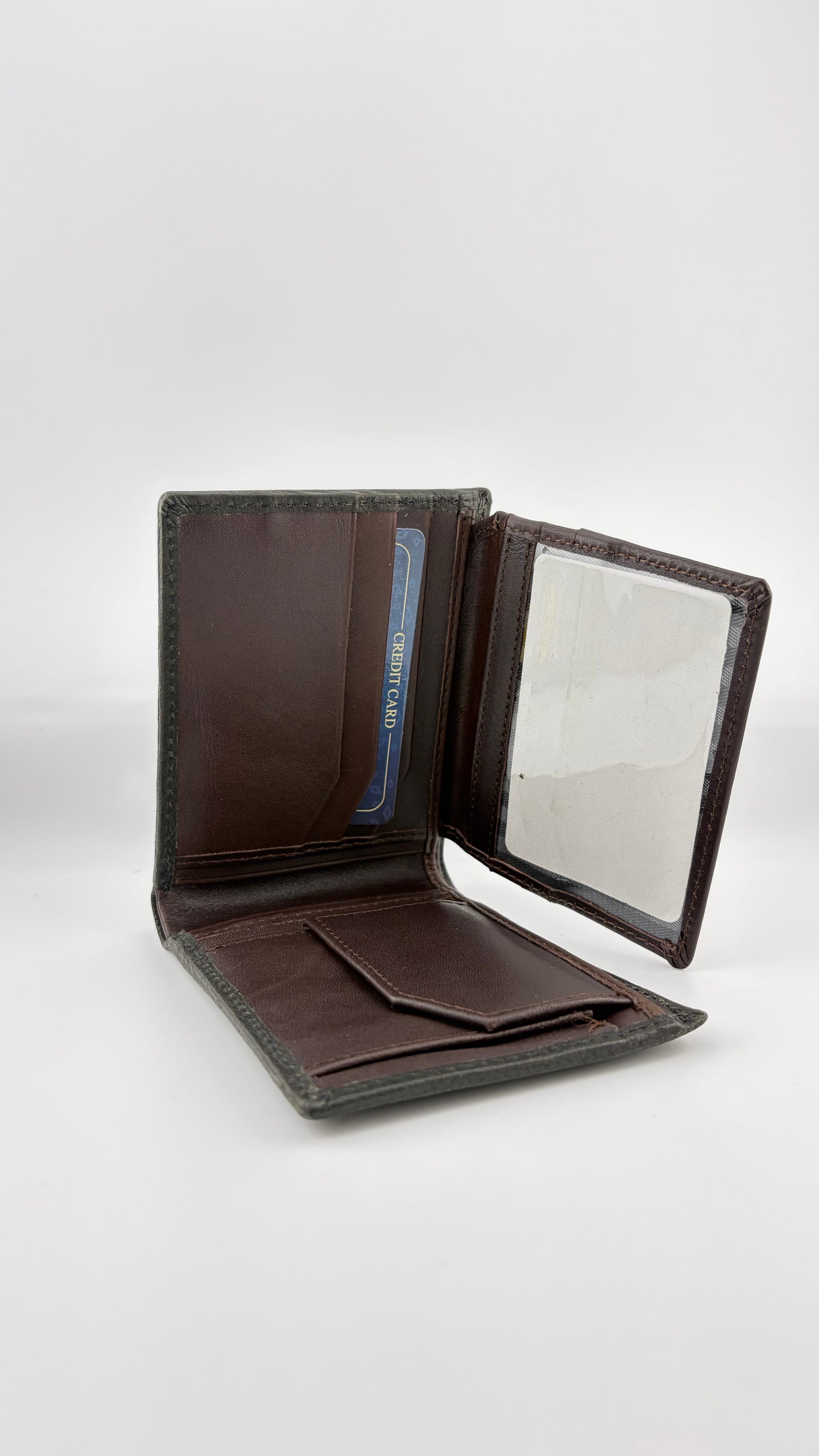 Zygma Soft Genuine Leather Bifold Wallet for Men | Black | ID Window
