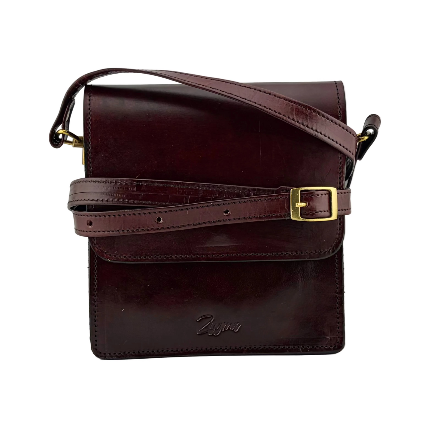 Zygma® Genuine Handmade Leather Sling Crossbody Bag for Women — 4 Designs