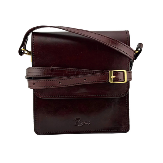 Zygma® Genuine Handmade Leather Sling Crossbody Bag for Women — 4 Designs