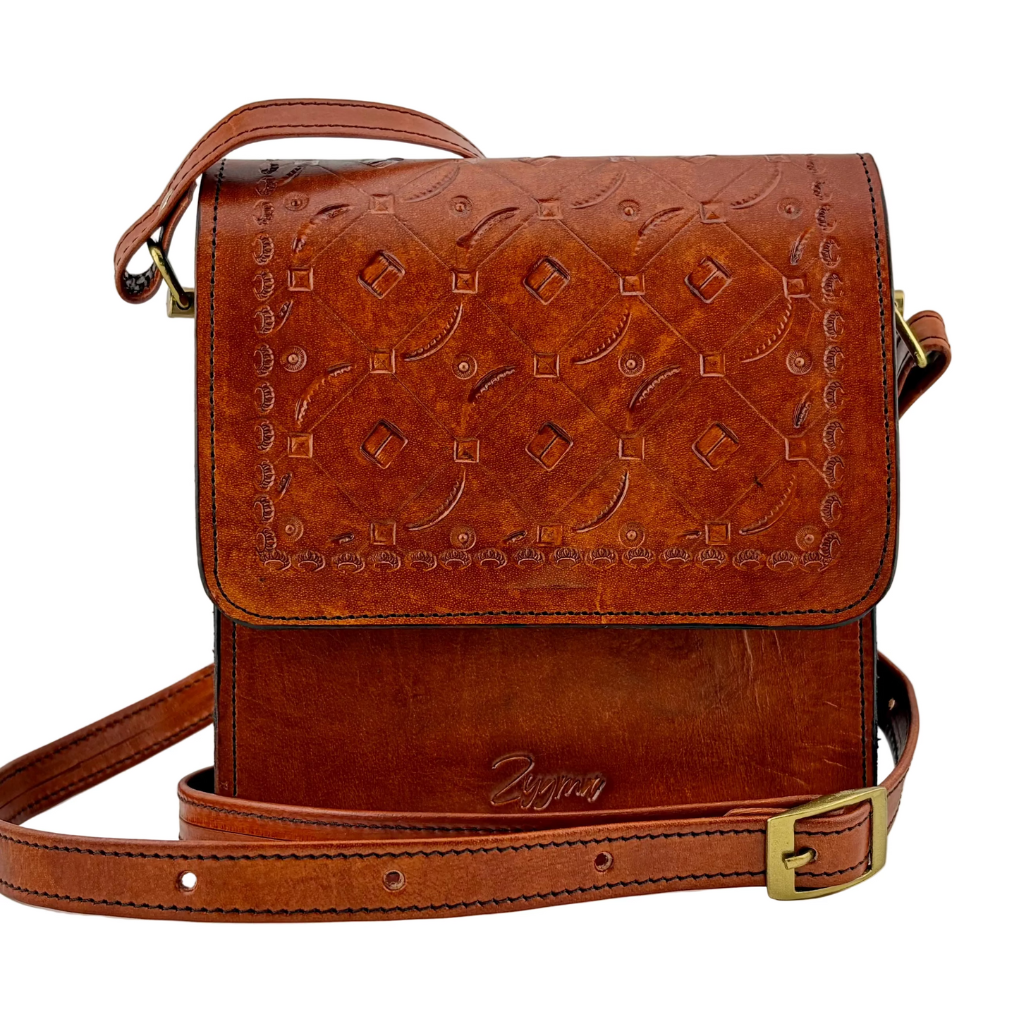 Zygma® Genuine Handmade Leather Sling Crossbody Bag for Women — 4 Designs