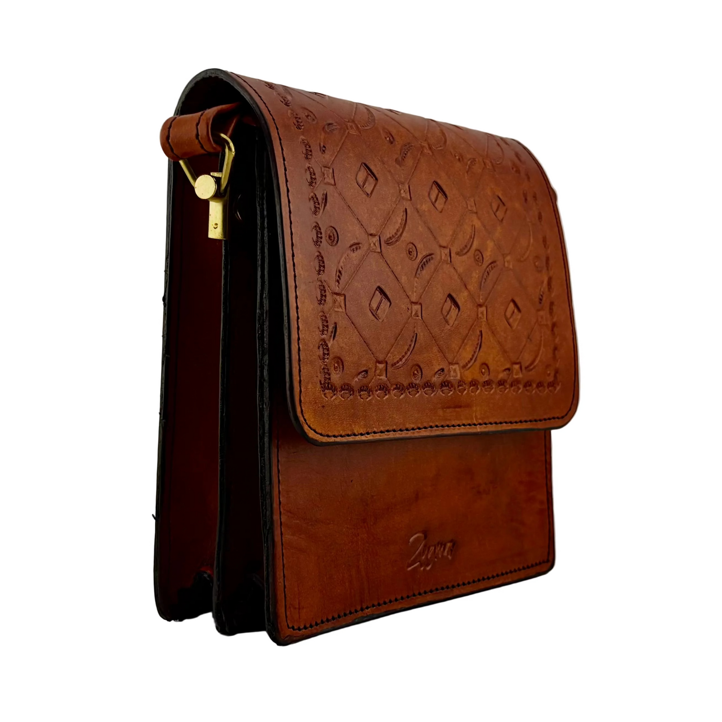 Zygma® Genuine Handmade Leather Sling Crossbody Bag for Women — 4 Designs