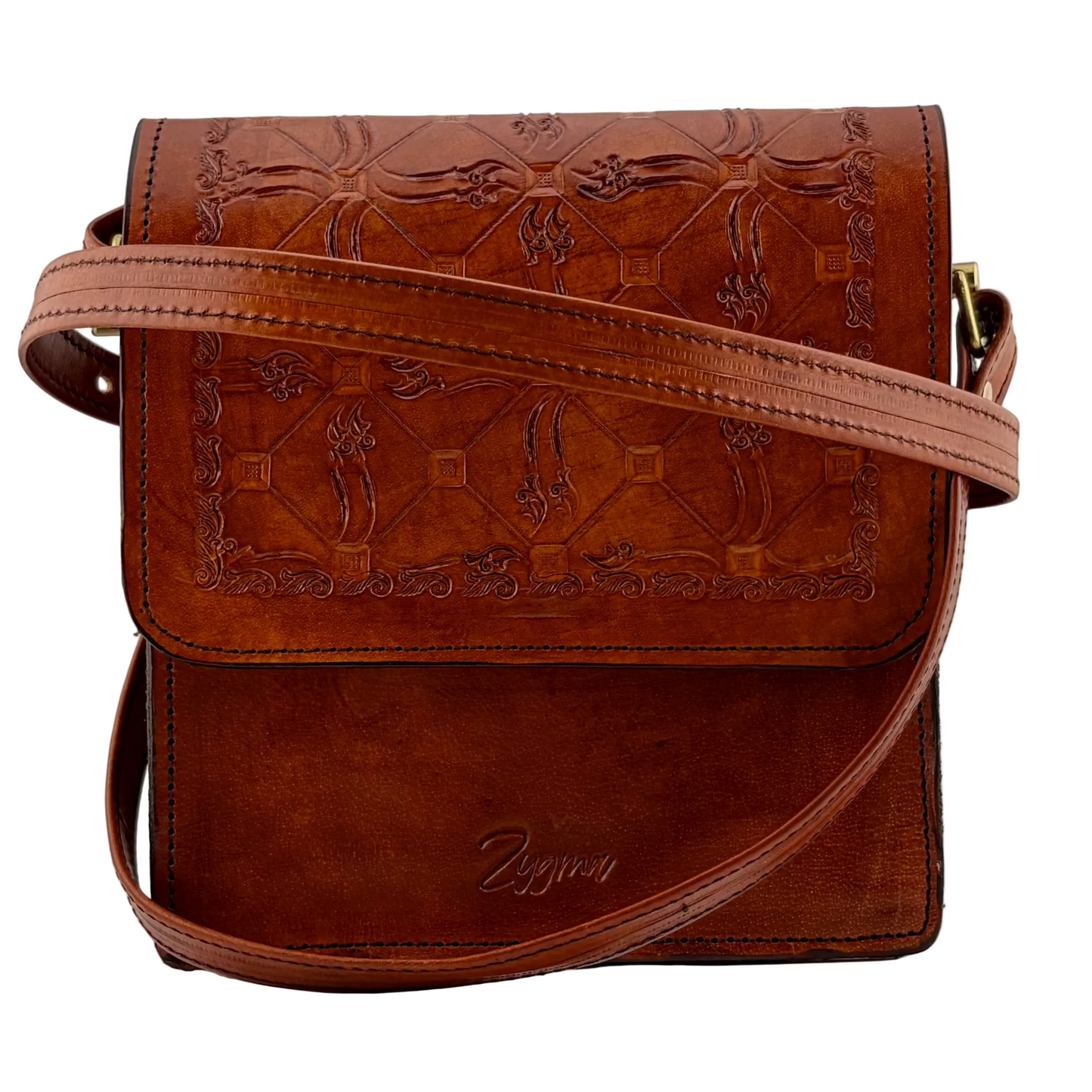 Zygma® Genuine Handmade Leather Sling Crossbody Bag for Women — 4 Designs