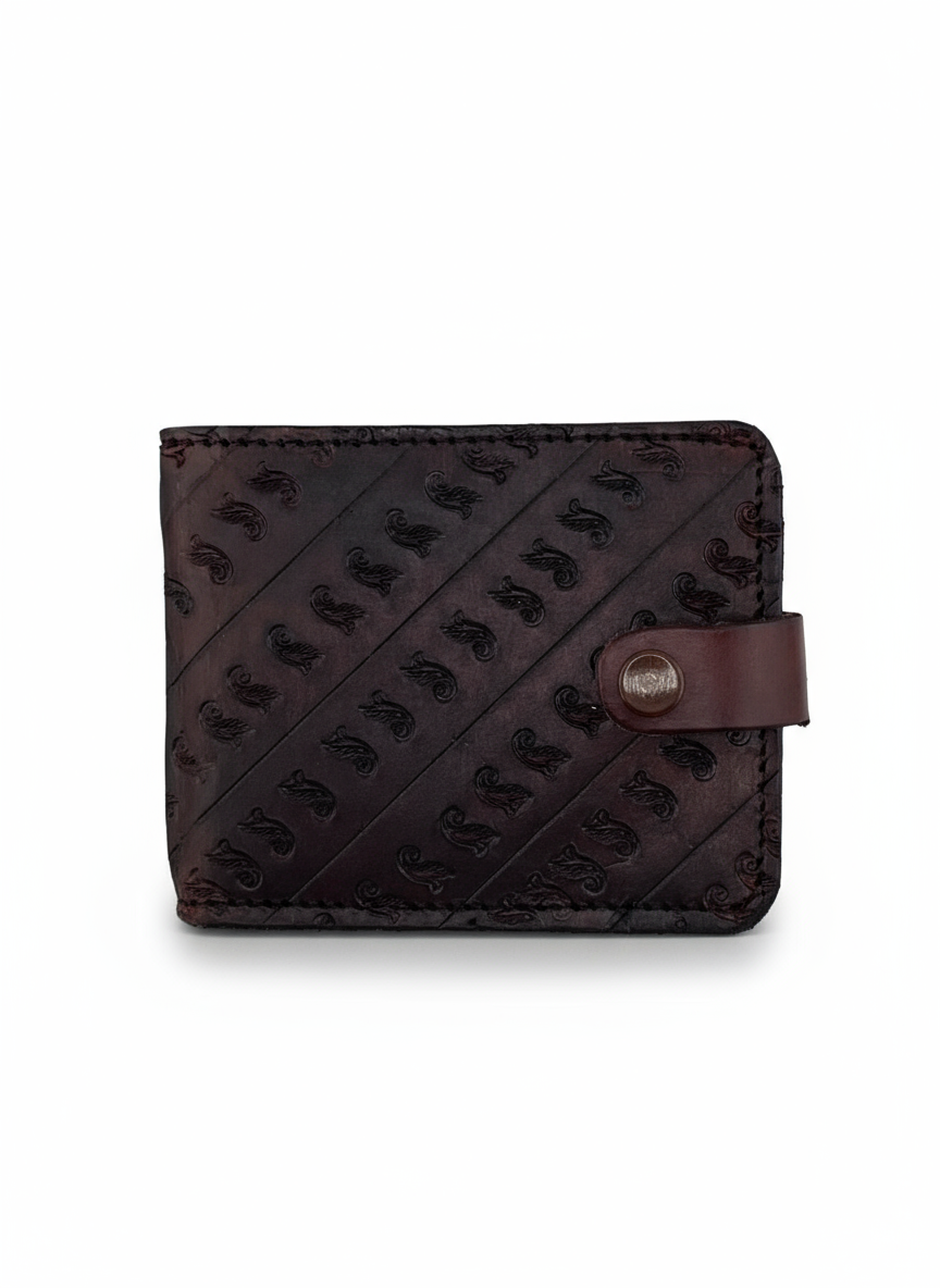 Zygma Handmade Genuine Leather Men’s Wallet – Brown | Slim Leather Wallet with Coin Pocket, Card Slots & Cash Holder