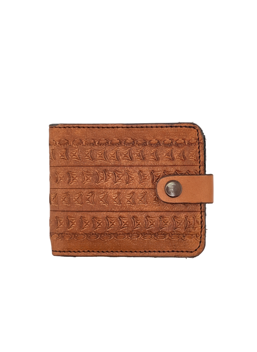 Zygma Handmade Genuine Leather Men’s Wallet – Tan | Slim Leather Wallet with Coin Pocket, Card Slots & Cash Holder