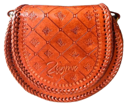 zygma stylish sling bag for women embossed butterfly pattern and flower