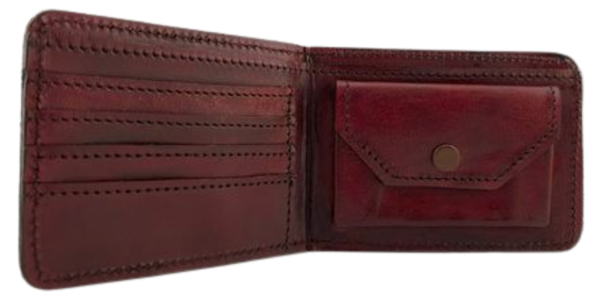 Zygma Handmade Genuine Leather Men’s Wallet – Brown | Slim Bi-Fold Wallet with 4 Card Slots, 1Coin Pocket &1 Cash Compartment | Durable Handcrafted Leather Wallet for Men