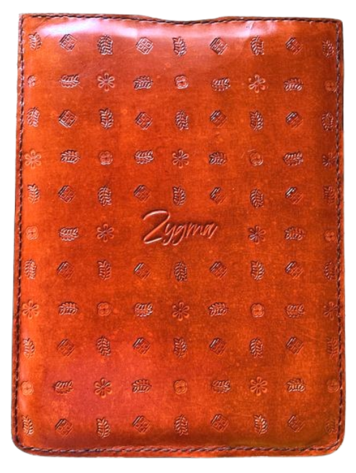 Zygma Leather Sleeve for MacBook Air 13-inch, Handcrafted Premium Full-Grain Leather, Slim Protective Case with Embossed Pattern, Tan (tan)